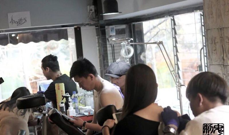 工作照纹身图片