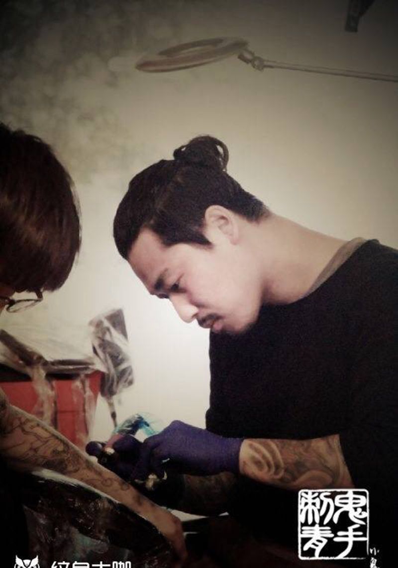 鬼手纹身师纹身图片_鬼手纹身图案