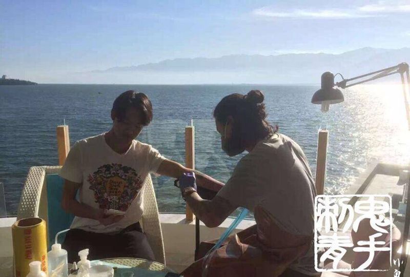 昆明鬼手纹身双廊做图纹身图片