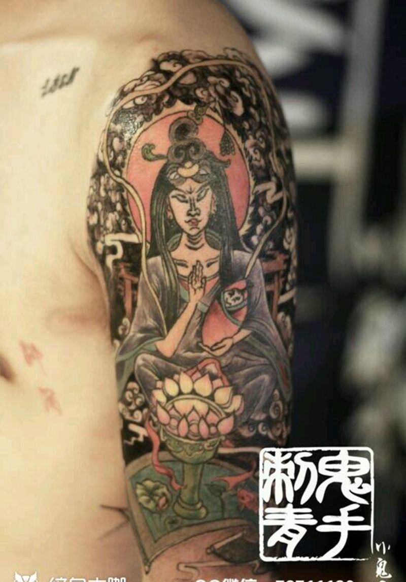 鬼手纹身纹身图片_昆明纹身图案