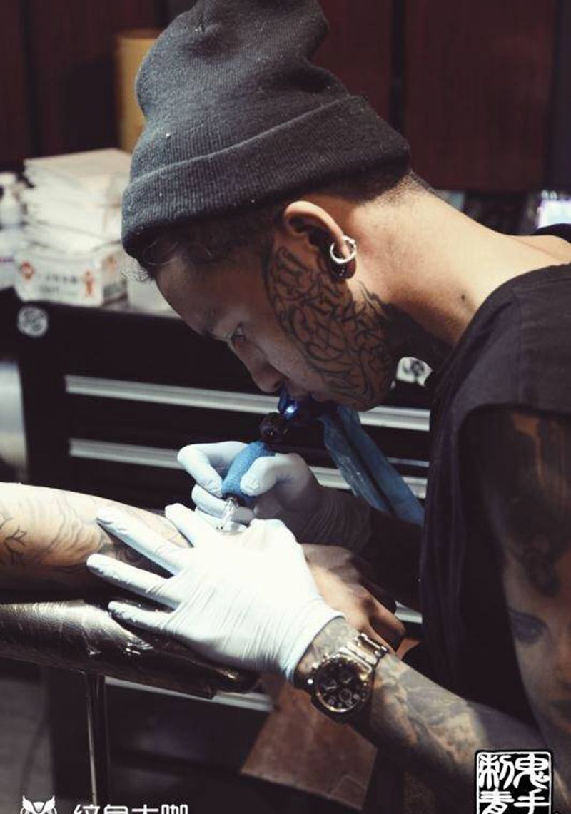 鬼手纹身4.1日日常纹身图片_鬼手云南昆明纹身图案