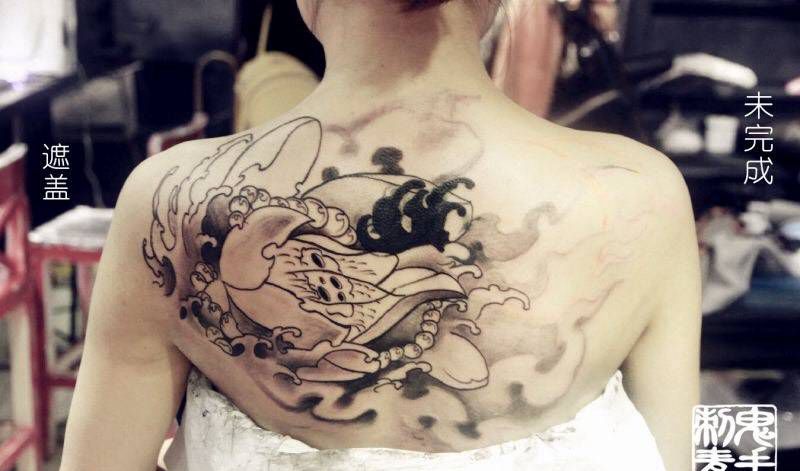 昆明鬼手纹身8.4作品鉴赏纹身图片_鬼手昆明成品纹身图案