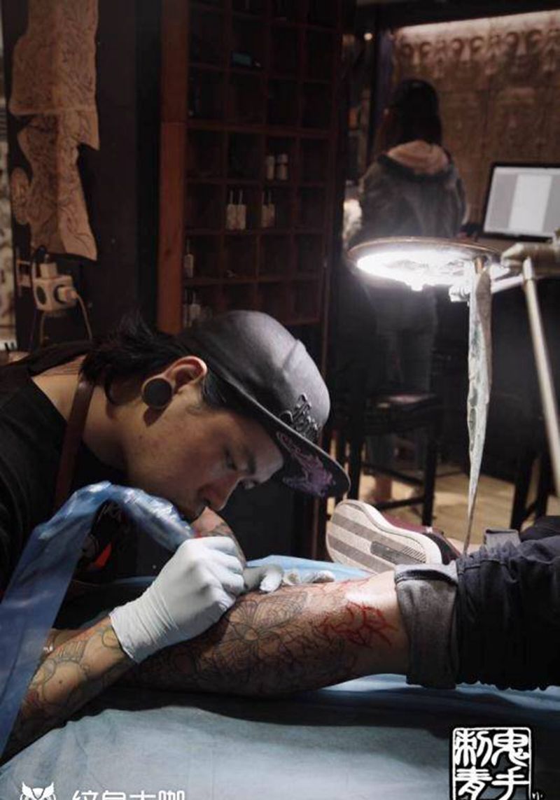 鬼手纹身纹身图片_鬼手云南昆明纹身图案