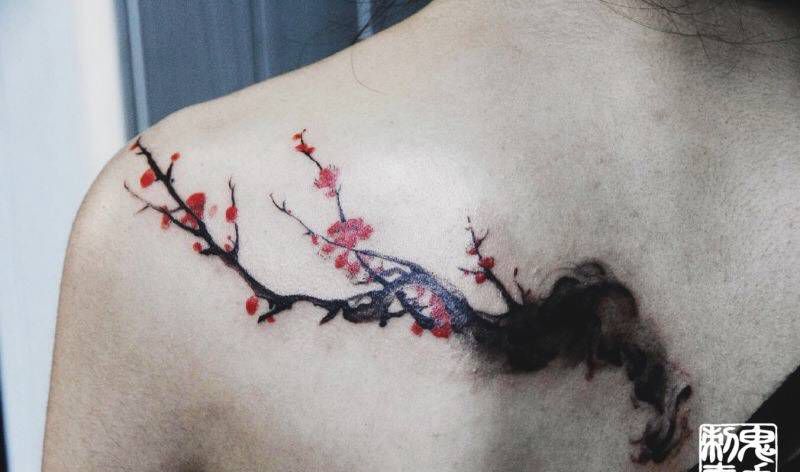 昆明鬼手纹身9.20作品鉴赏纹身图片_昆明鬼手成品胸部肩部背部臀部脚部手部颈部纹身图案