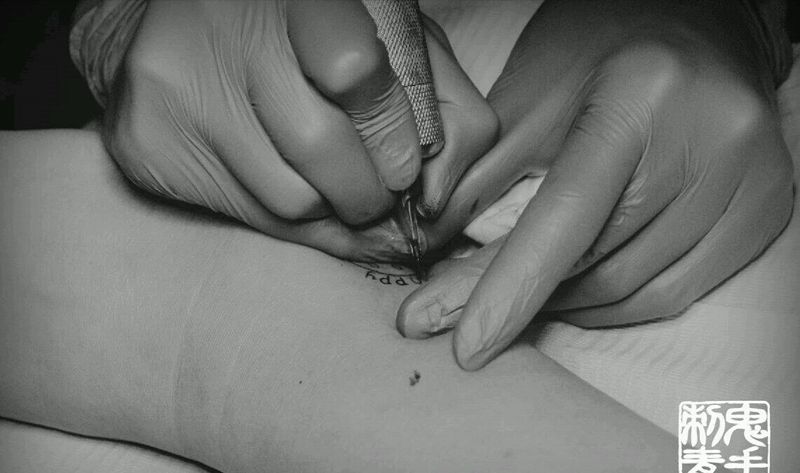 鬼手纹身师纹身图片_昆明纹身图案