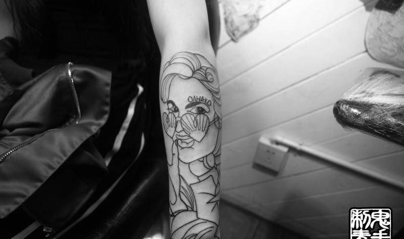 鬼手纹身6.26日作品纹身图片_鬼手昆明云南纹身图案