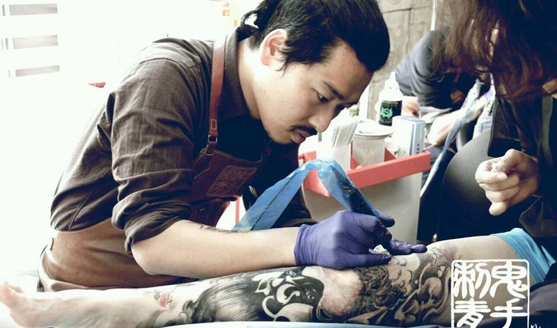 鬼手纹身纹身图片_昆明纹身图案