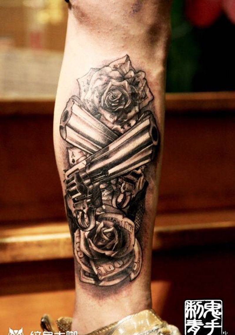 昆明鬼手纹身1.28作品纹身图片_鬼手昆明成品颈部胸部臀部脚部手部纹身图案