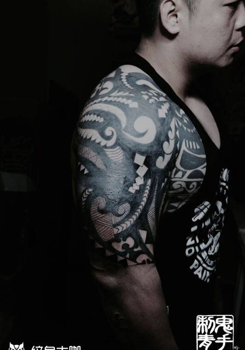 鬼手纹身6.25日作品纹身图片_鬼手昆明云南纹身图案