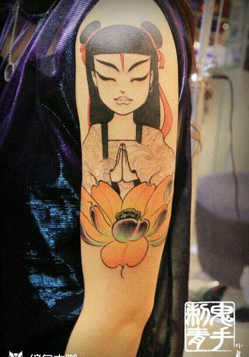 鬼手纹身纹身图片_昆明纹身图案