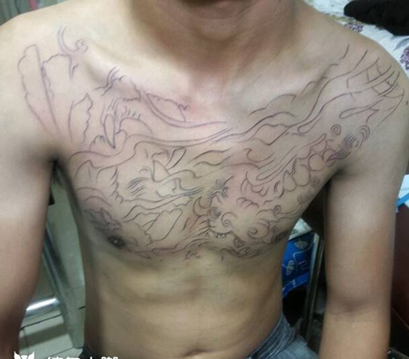 期待上色纹身图片