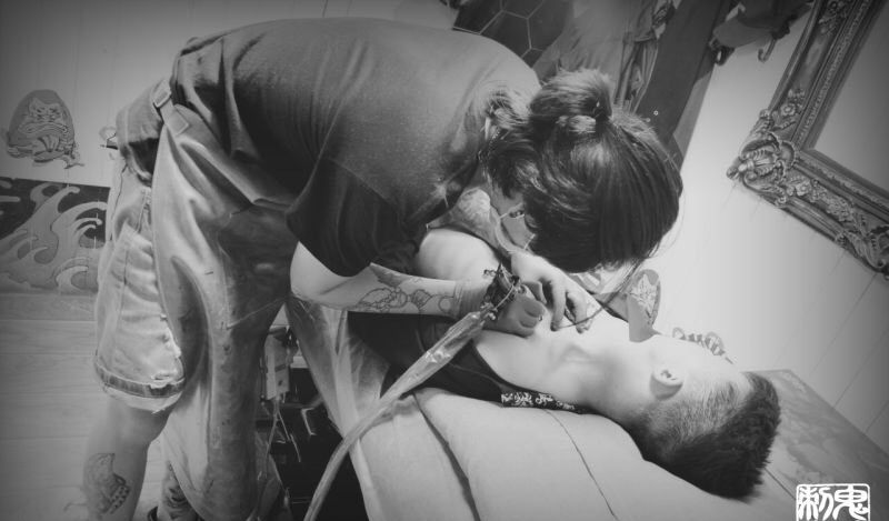 鬼手纹身纹身图片_鬼手昆明成品纹身图案