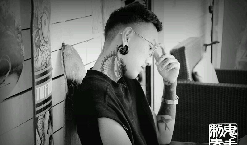 鬼手纹身师纹身图片_昆明纹身图案