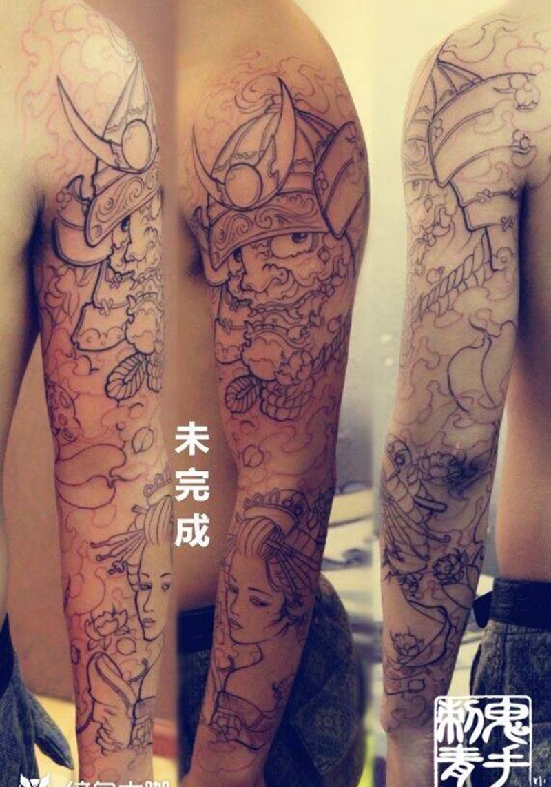 鬼手纹身纹身图片_鬼手纹身图案