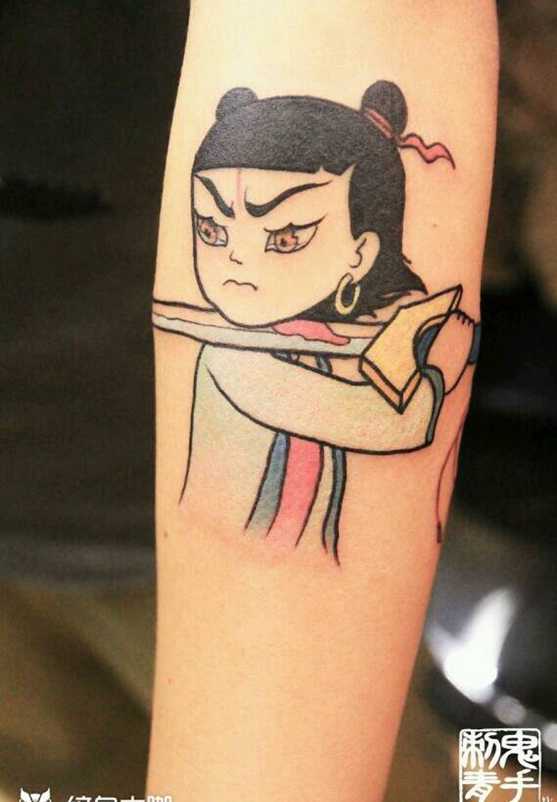 鬼手纹身纹身图片_昆明纹身图案