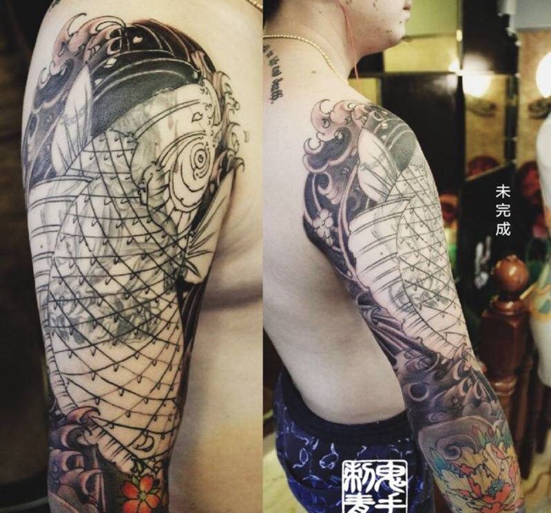 昆明鬼手纹身10.4号作品鉴赏纹身图片_鬼手昆明成品颈部肩部背部手部腿部脚部臀部纹身图案