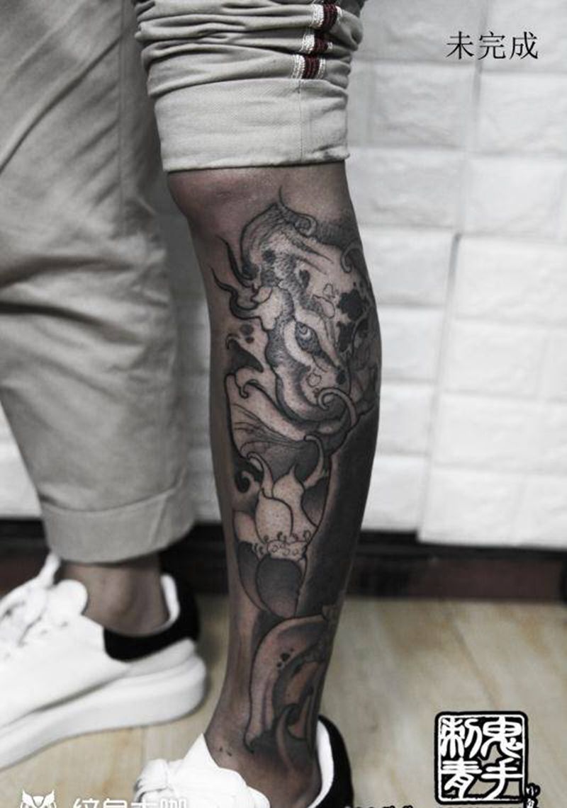 鬼手纹身7.15日作品纹身图片_鬼手昆明云南纹身图案