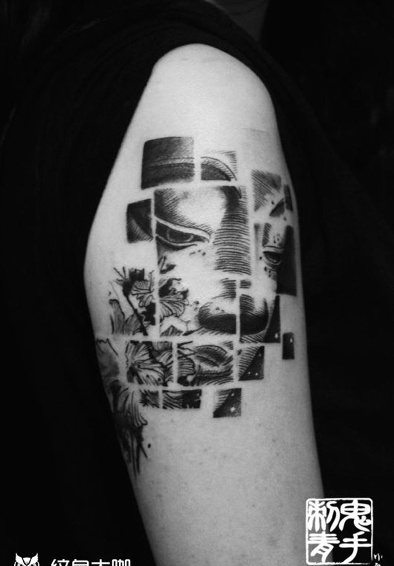 昆明鬼手纹身9.12号作品鉴赏纹身图片_鬼手昆明成品手臂臀部胸部肩部背部手部脚部纹身图案