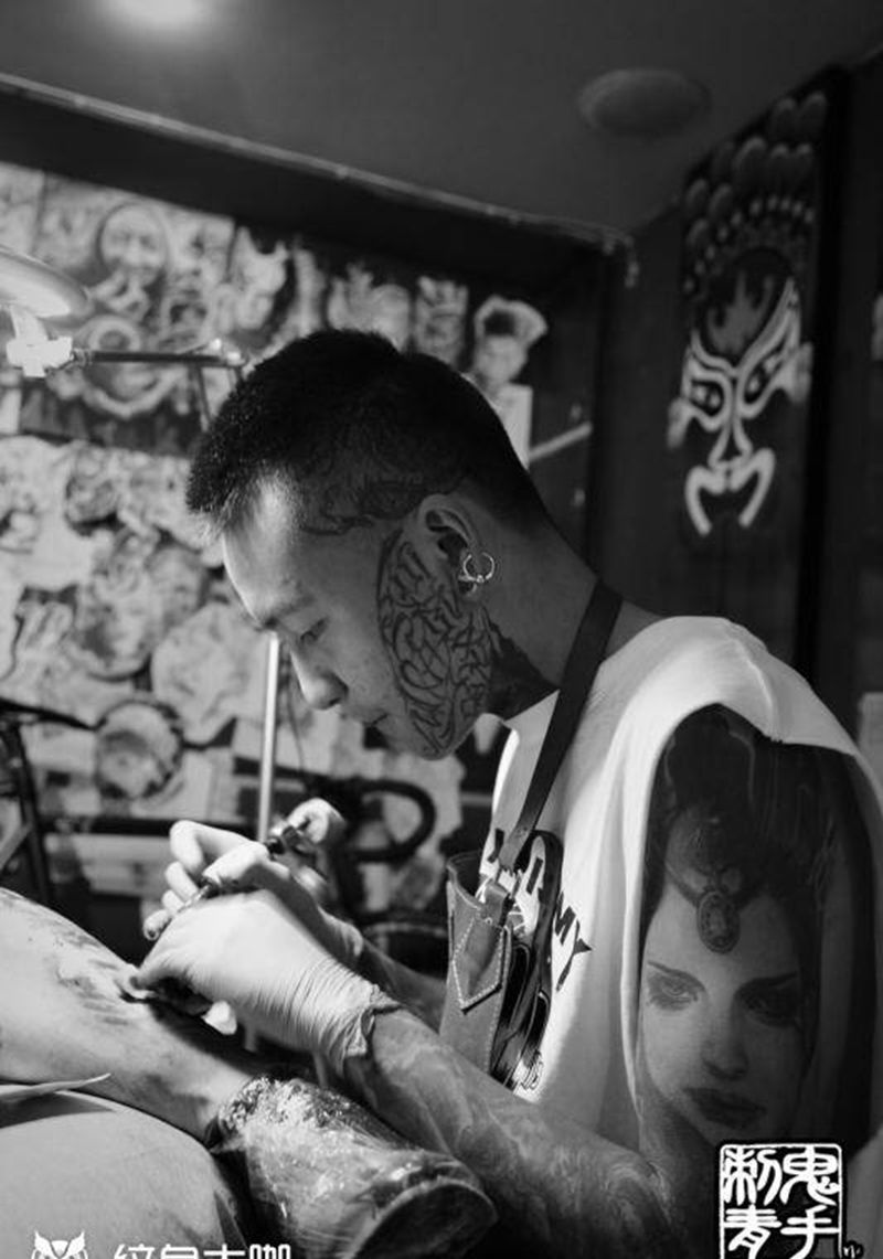 鬼手纹身纹身图片_鬼手昆明云南纹身图案