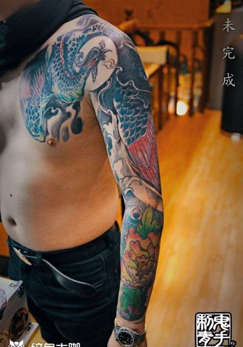 鬼手纹身5.27日作品纹身图片_云南昆明鬼手纹身图案