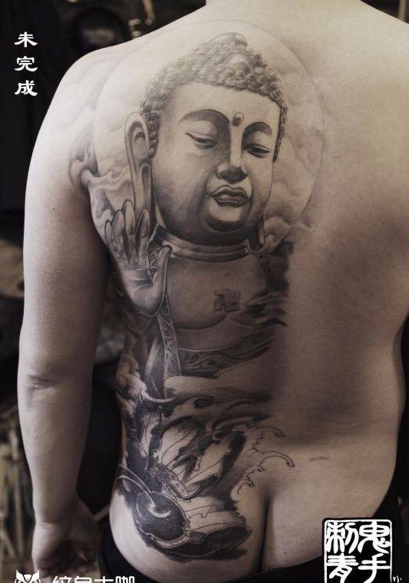 昆明鬼手纹身1.4作品鉴赏纹身图片_鬼手昆明成品肩部手部腿部腰部颈部腹部纹身图案