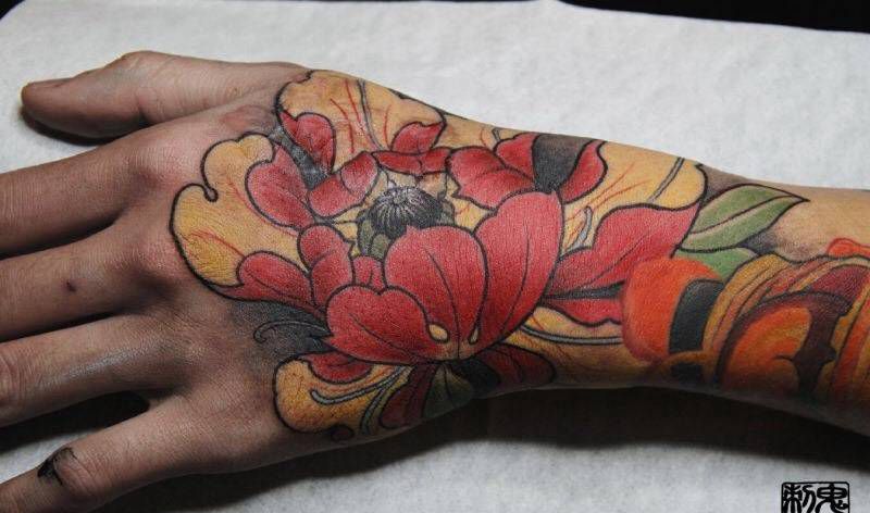 昆明鬼手纹身9.25作品鉴赏纹身图片_鬼手昆明成品胸部臀部脚部手部背部肩部颈部纹身图案