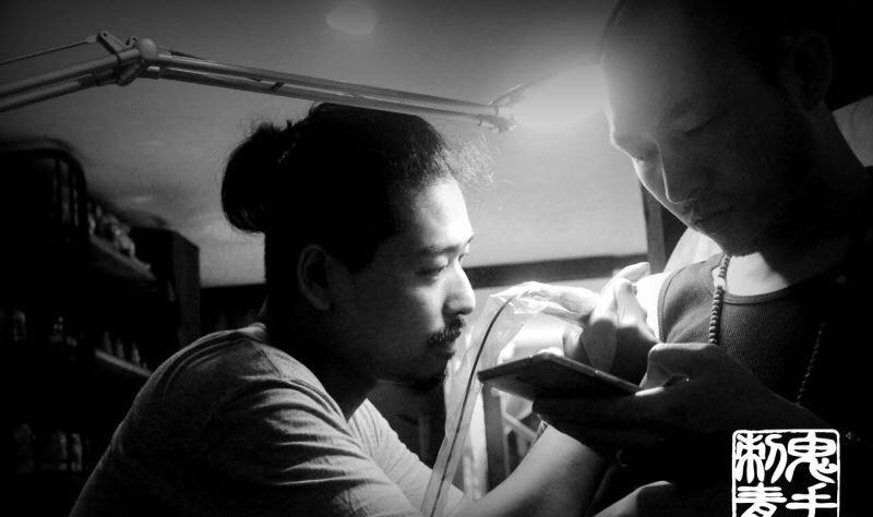 鬼手纹身师纹身图片_鬼手纹身图案