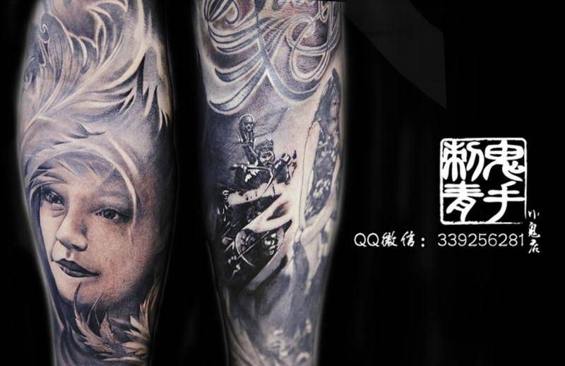 鬼手纹身6.6日作品纹身图片_鬼手云南昆明纹身图案