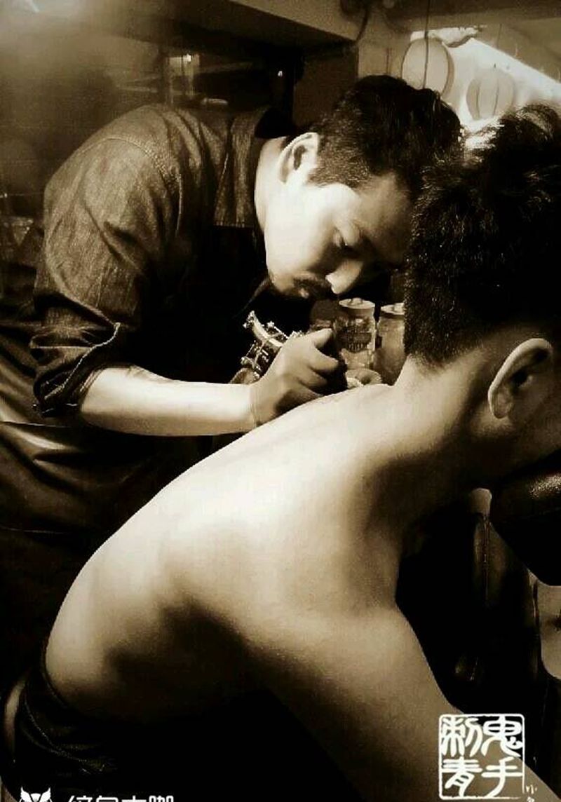 鬼手纹身纹身图片_昆明纹身图案