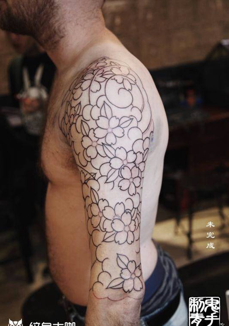 鬼手纹身4.21日作品纹身图片