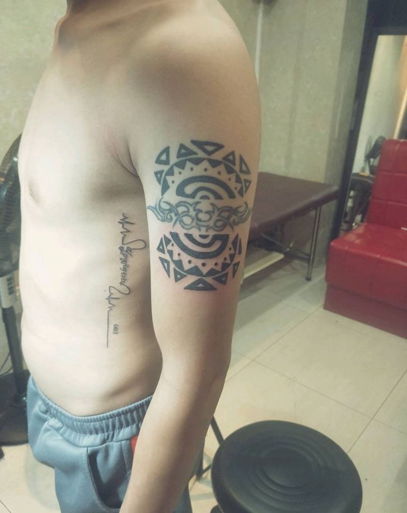 图腾纹身图片_手臂图腾纹身图案