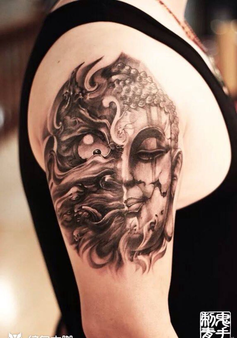 一念之间纹身图片