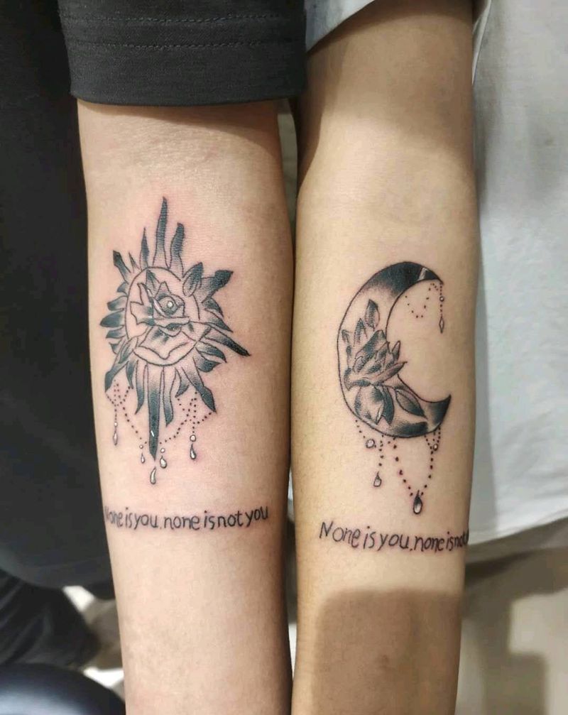 情侣纹身纹身图片_手臂手部纹身图案