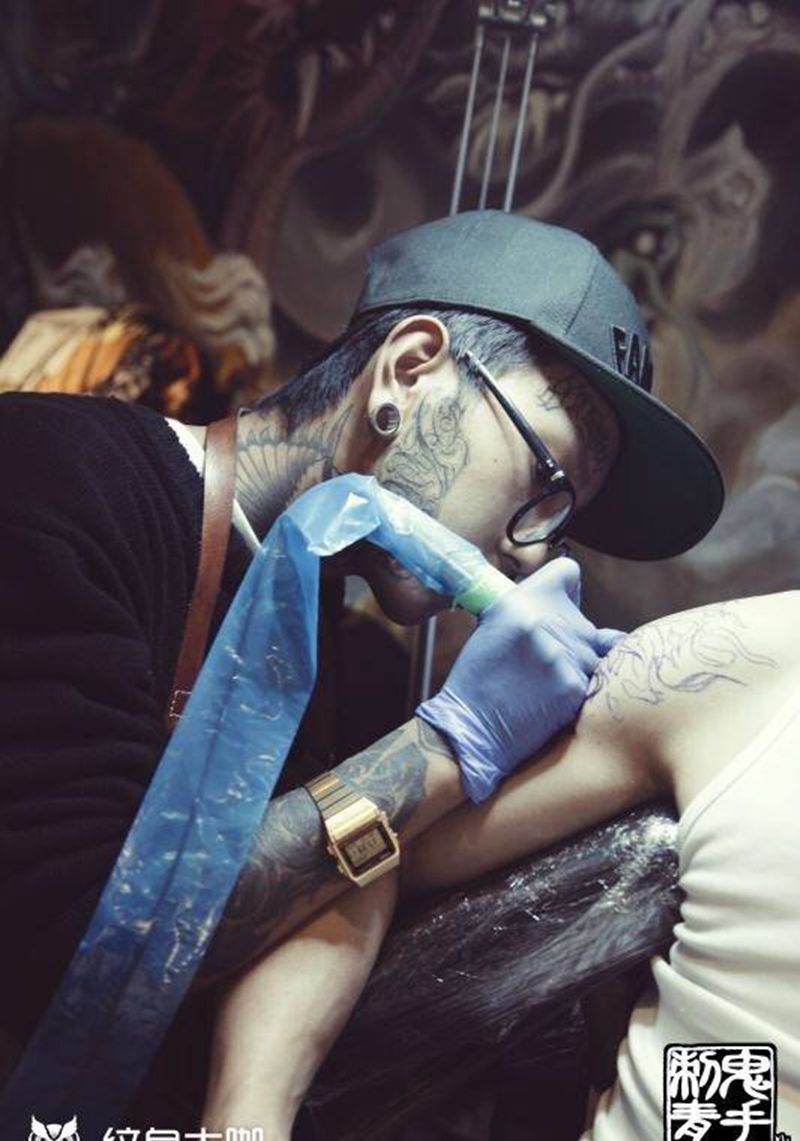 鬼手纹身3.28日日常纹身图片_鬼手云南昆明纹身图案