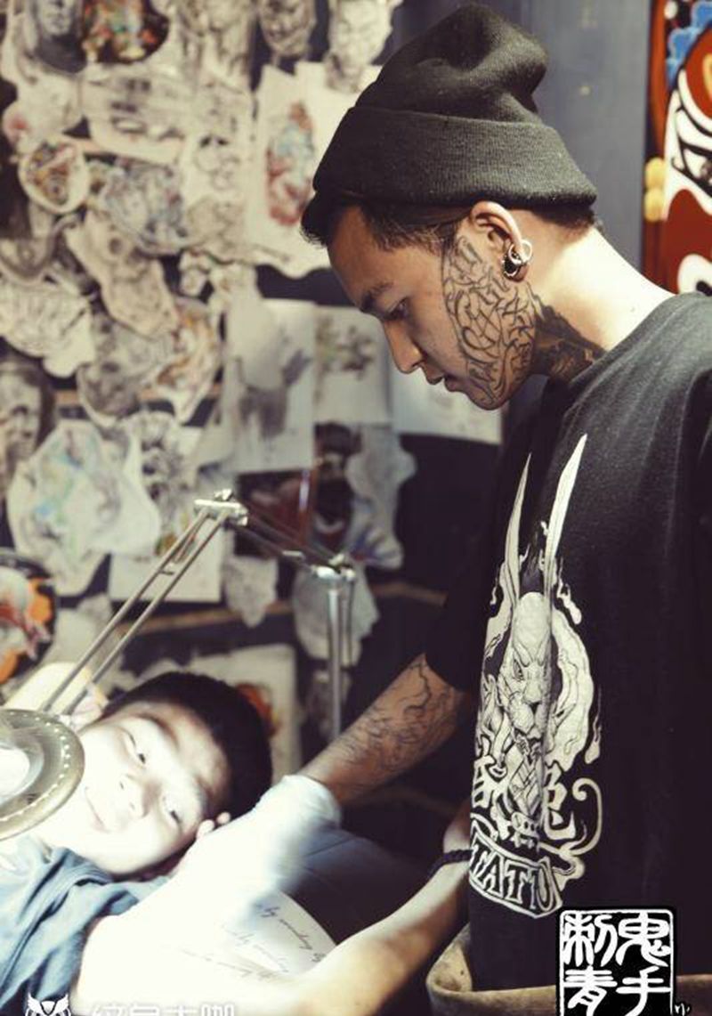 鬼手纹身4.14日日常纹身图片_鬼手云南昆明纹身图案