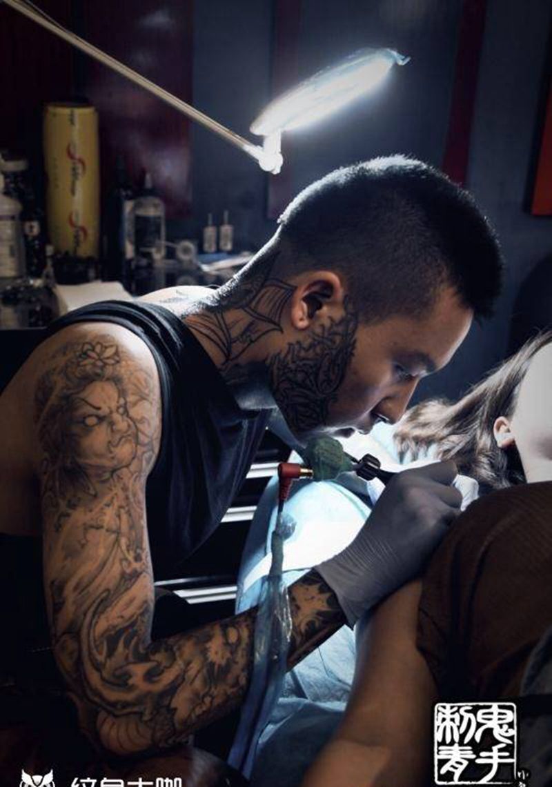 鬼手纹身纹身图片_鬼手昆明云南纹身图案