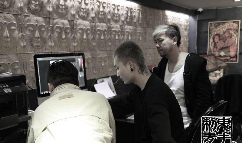 鬼手纹身纹身图片_云南昆明纹身图案