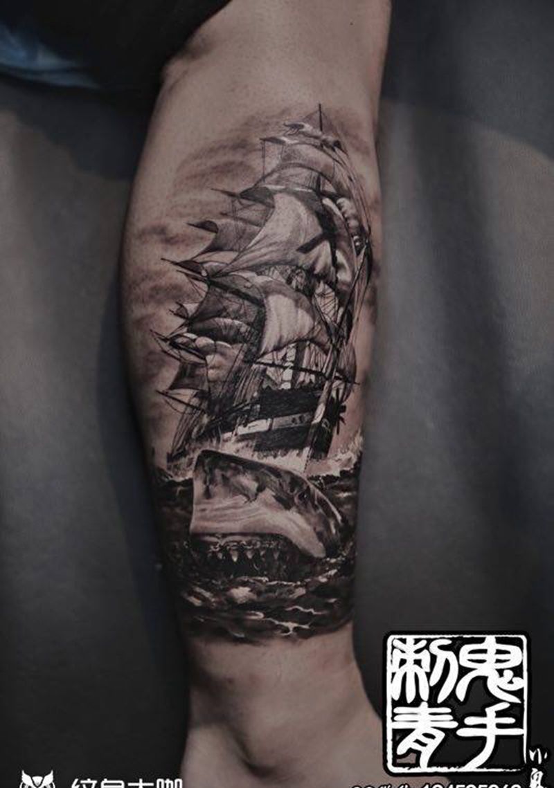 鬼手纹身纹身图片