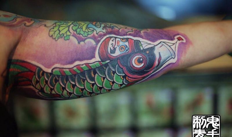 鬼手纹身纹身图片