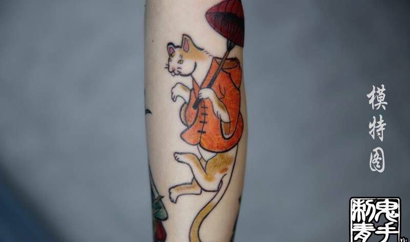 鬼手纹身纹身图片