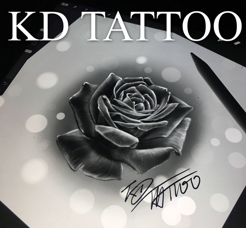 KD纹身图片_欧美写实纹身图案