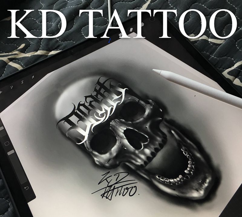 骷髅纹身图片_欧美写实骷髅纹身图案