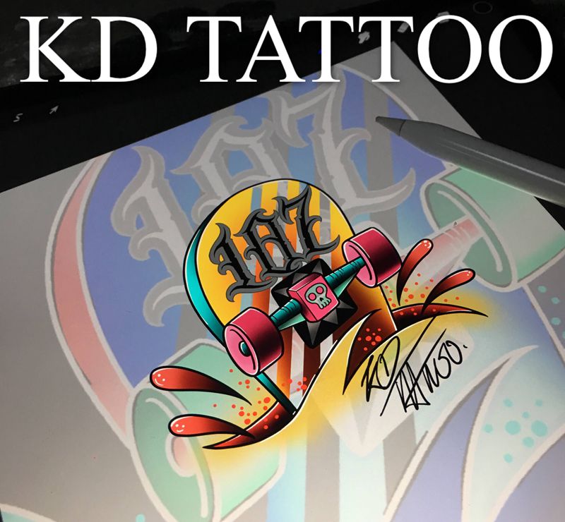 睡了纹身图片_Old SchoolNew School纹身图案