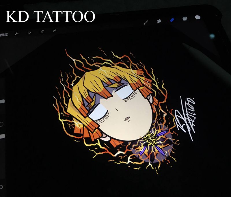 鬼灭纹身图片_Old SchoolNew School纹身图案