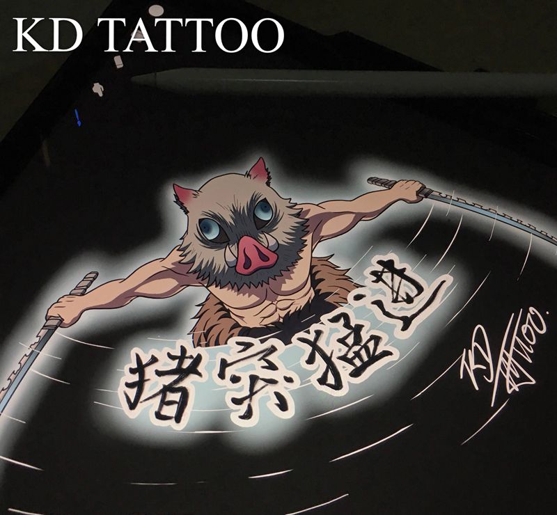 伊之猪纹身图片_Old SchoolNew School纹身图案