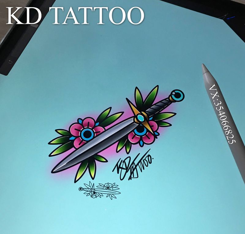 1纹身图片_Old School纹身图案