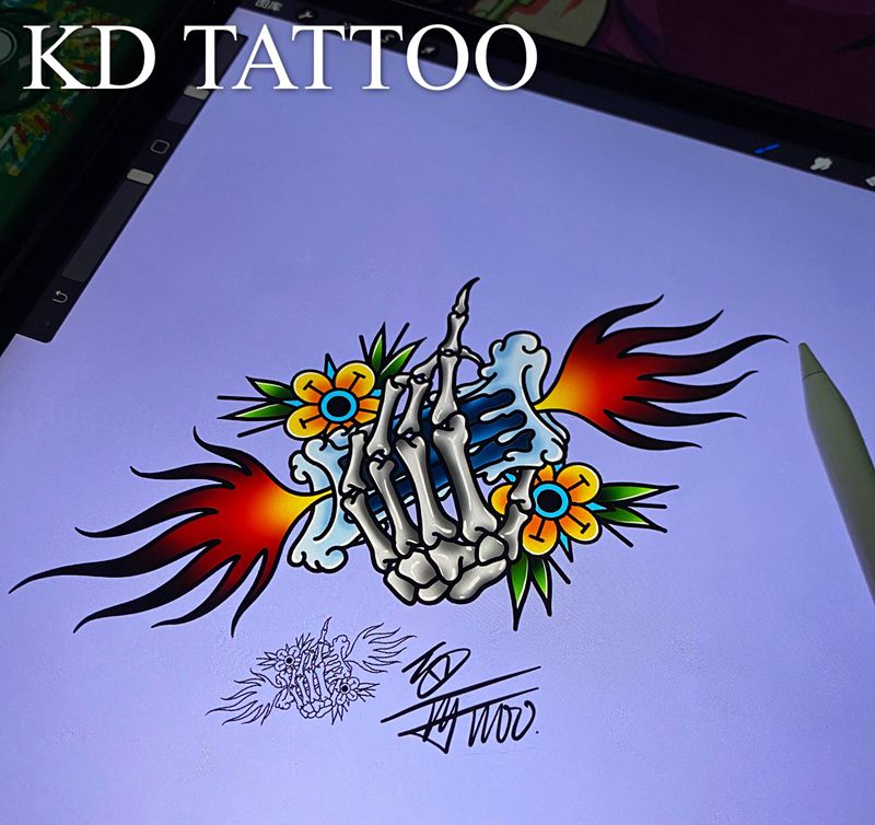 1纹身图片_Old School纹身图案