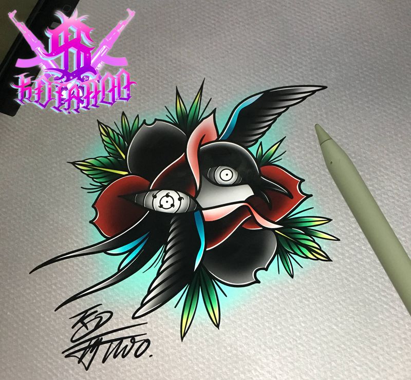 2纹身图片_Old School纹身图案