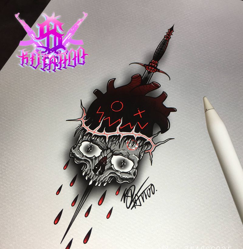 1纹身图片_Old School纹身图案