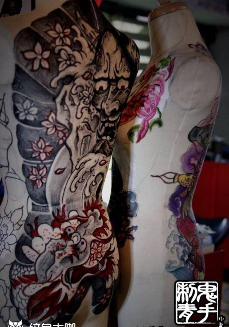 鬼手纹身纹身图片_鬼手昆明云南纹身图案